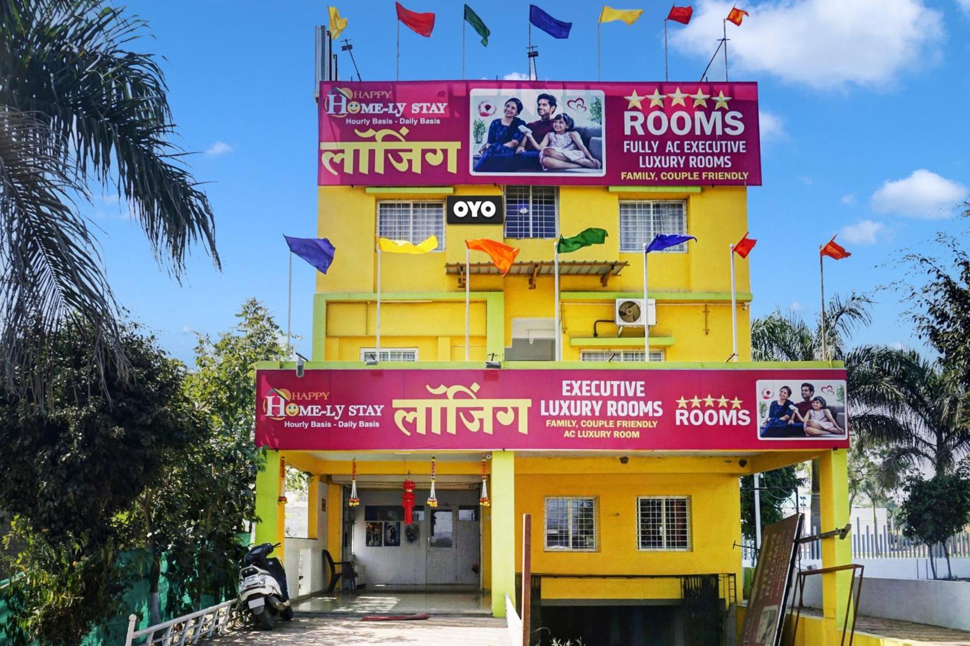 Hotel O Happy Homely Stay Sasvad Esterno foto